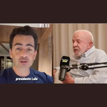 Reprodução/Instagram e Flow Podcast